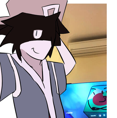 I litterally just drew him over me watching animatic battle