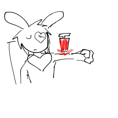 When I got my blood drawn for some reason